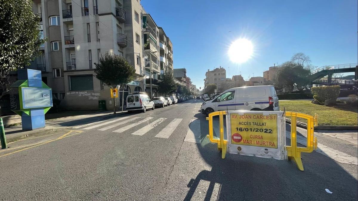 Diumenge hi haurà restriccions puntuals de circulació a Blanes per les tres proves de la Cursa Mar i Murtra