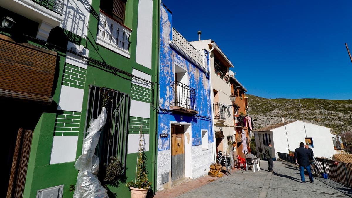 Imagen de Famorca, uno de los municipios de Alicante que se encuentra en mayor riesgo de despoblación.