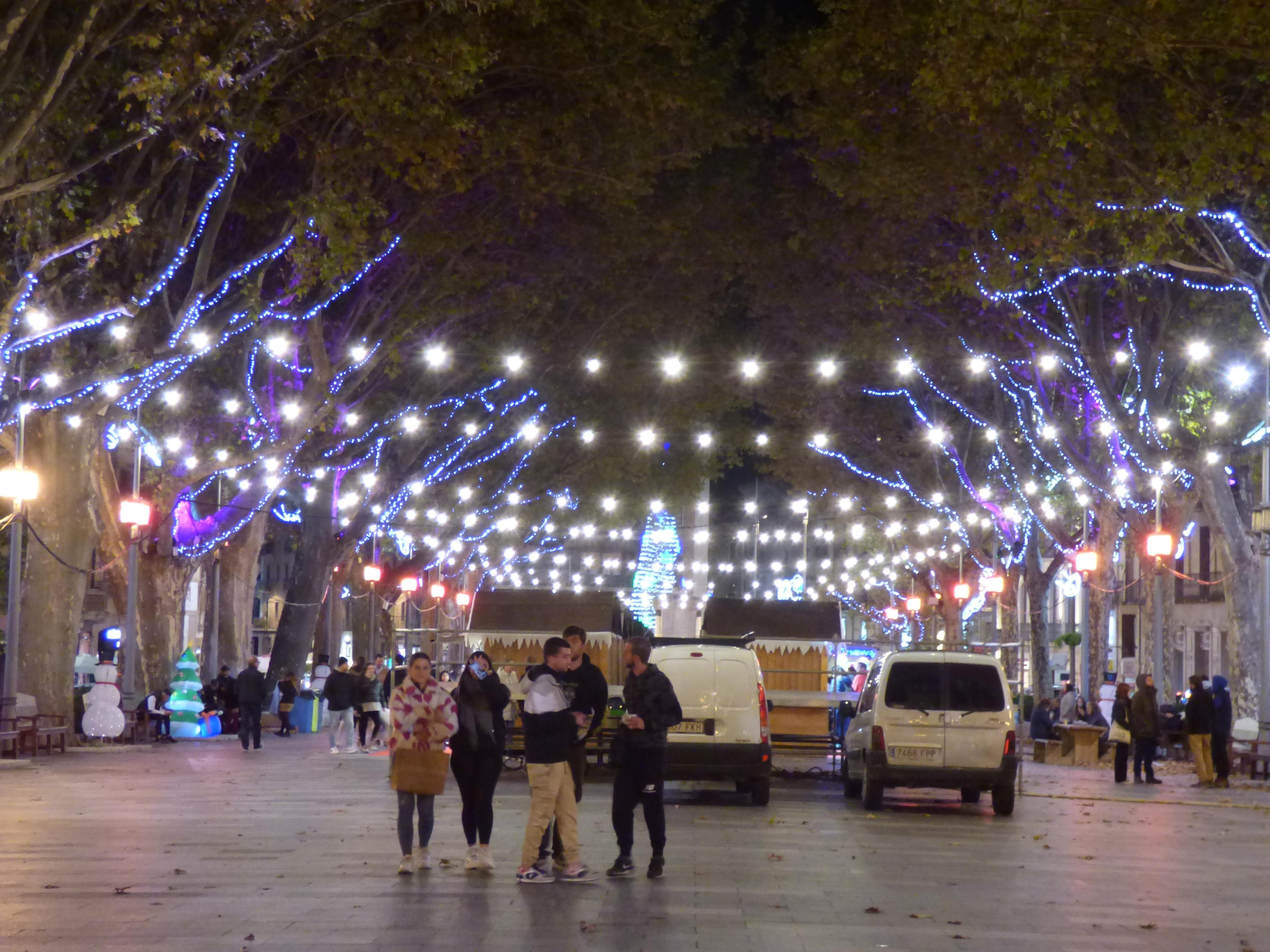 La màgia de Nadal s'encén a Figueres amb les llums dalinianes