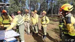 Activado el nivel 1 de peligrosidad por un incendio en Monesterio