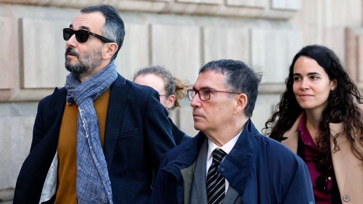 Jair Domínguez, amb el seu advocat Jaume Alonso-Cuevillas.