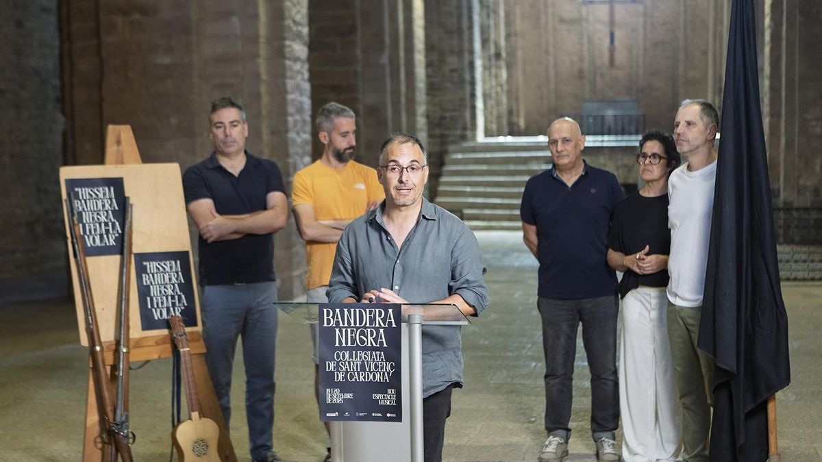 Presentació de "Bandera negra" avui a la col·legiata del castell de Cardona