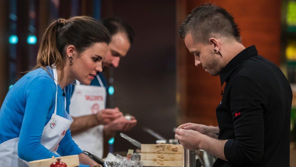 Dabiz Muñoz en las cocinas de 'Masterchef'