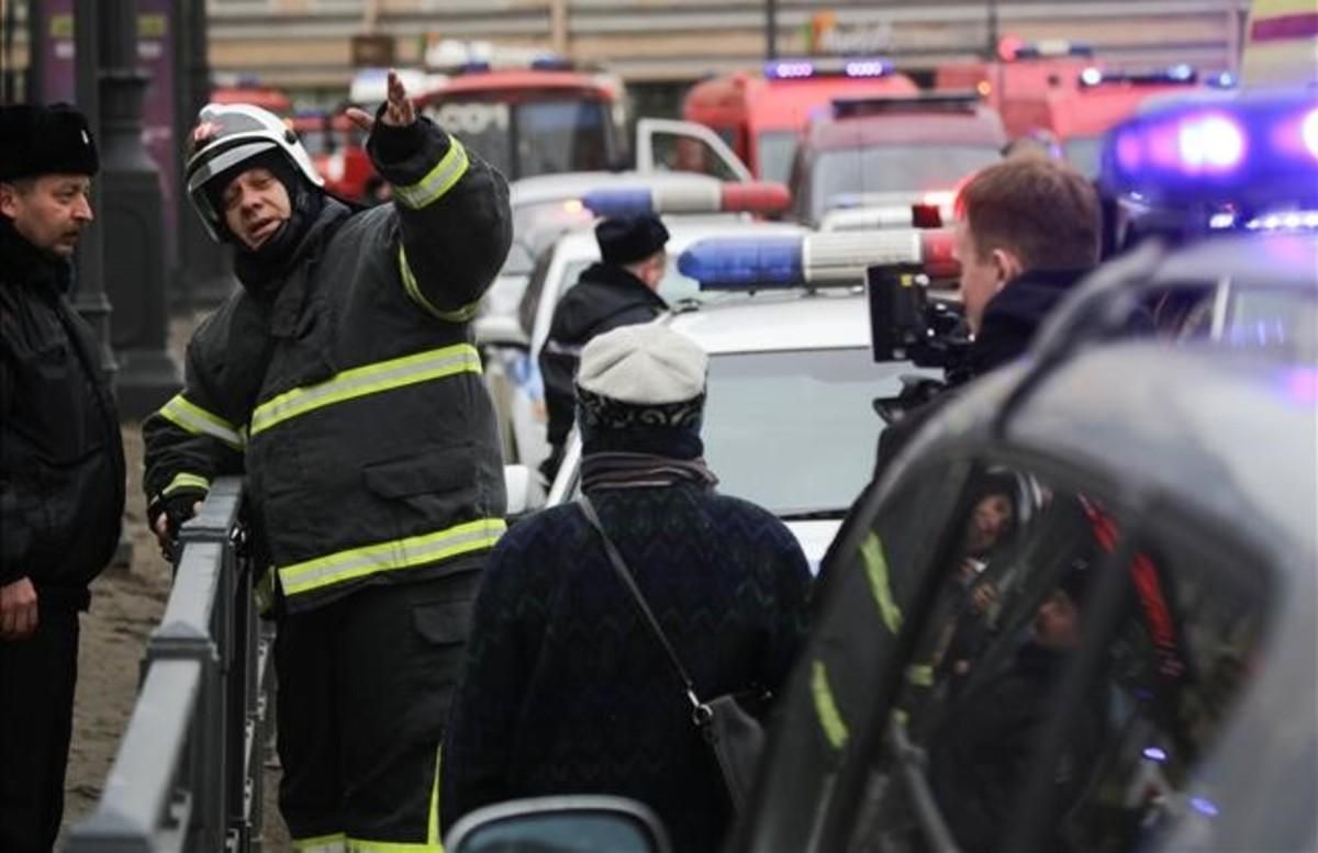 Las imágenes de la explosión en el metro de San Petersburgo