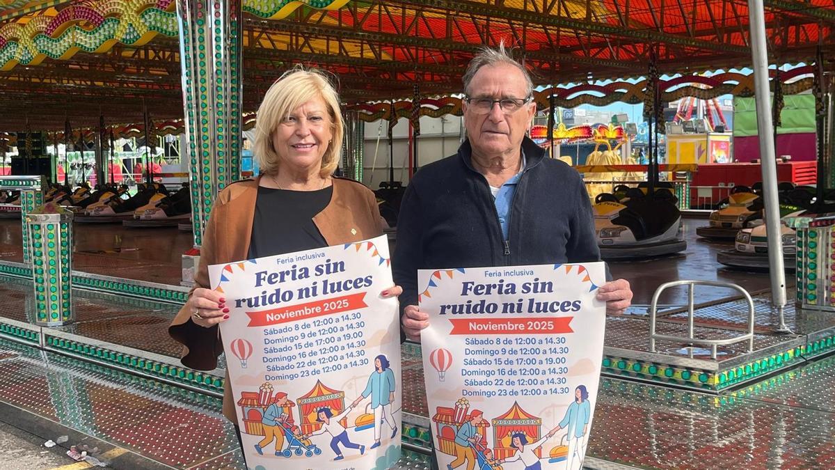 Clara Adsuara y Antonio García han presentado las jornadas inclusivas de la Feria de Todos los Santos.