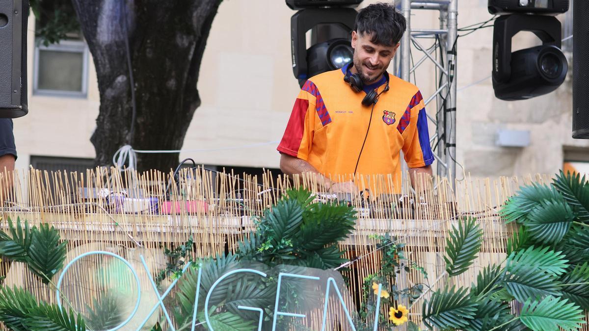 El primer DJ d'Oxigen a la Plana de l'Om de Manresa, avui