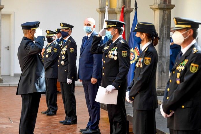Jura del cargo de los nuevos inspectores de policía en Gran Canaria