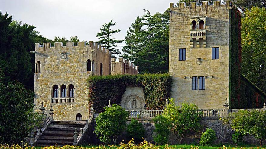 Vista exterior del Pazo de Meirás