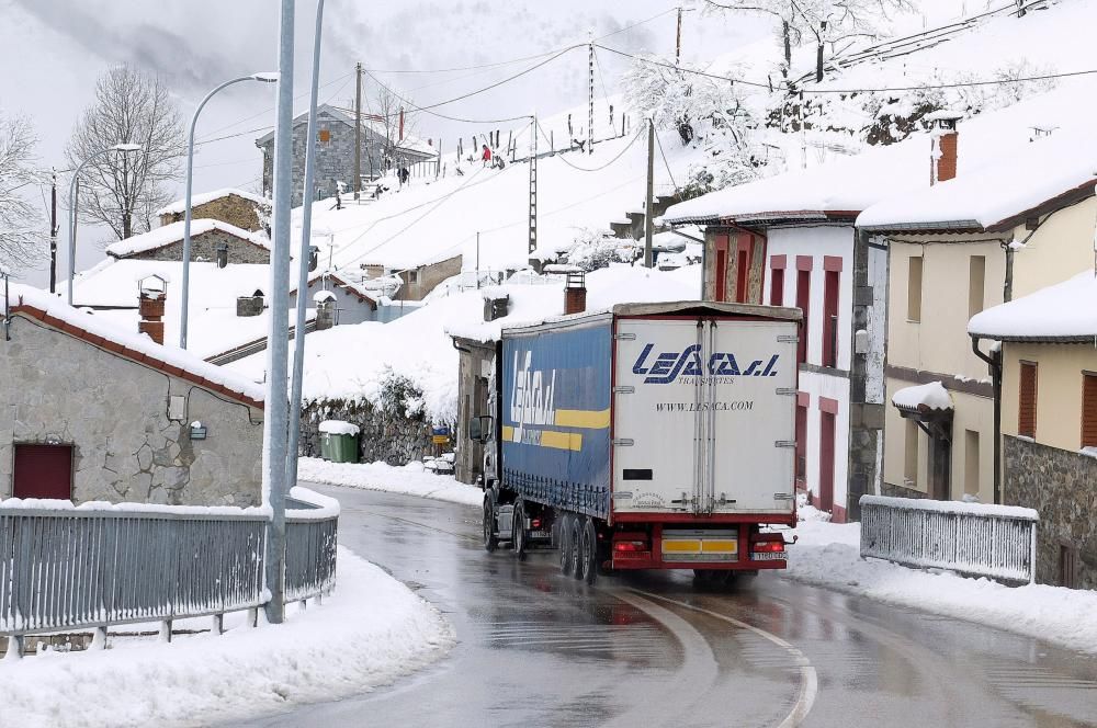 Temporal de nieve en Pajares