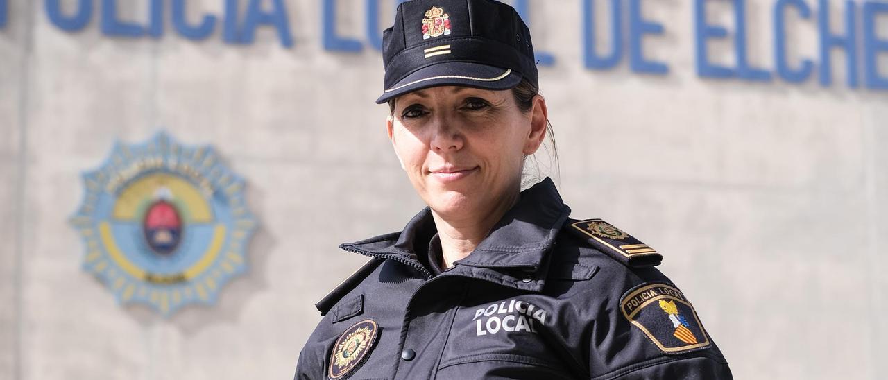 María José Aranda, inspectora, portavoz y responsable de Comunicación de la Policía Local. | ÁXEL ÁLVAREZ