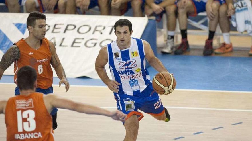 Jesús Castro, el pasado domingo ante el COB Ourense.