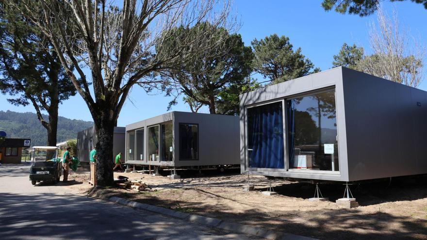 El camping de Baiona renueva 100 bungalós con vistas al turismo de lujo