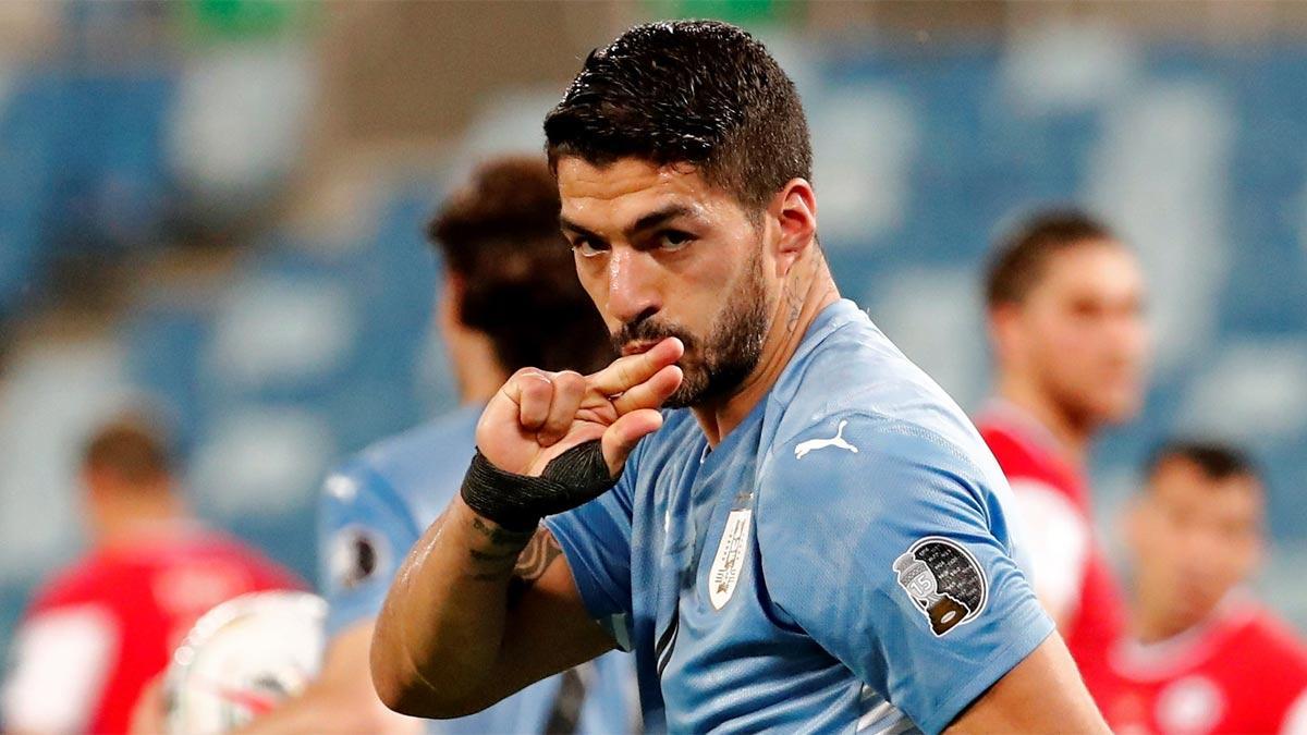 Luis Suárez ha marcado el único gol uruguayo en la Copa América