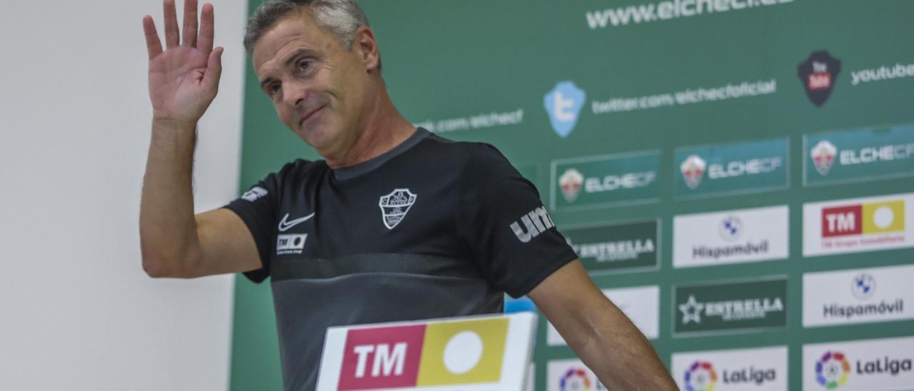 Escribá se despide del Elche tras casi diez meses como entrenador en su segunda etapa