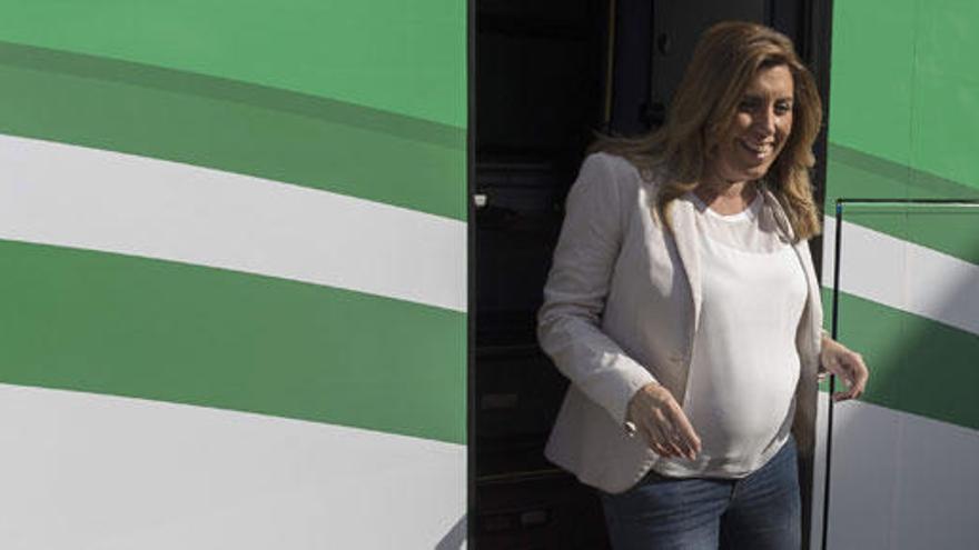 Susana Díaz, presidenta en funciones de la Junta.