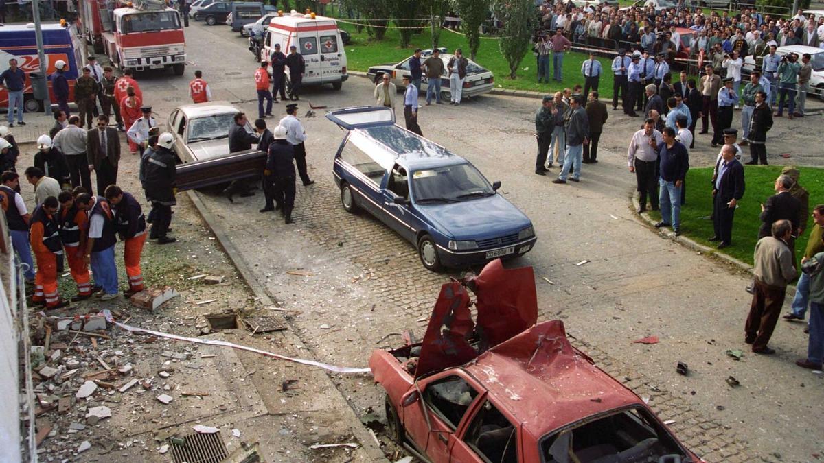 Atentado de ETA en Carlos III, donde murió el sargento Ayllón el 20 de mayo de 1996.