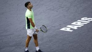 Carlos Alcaraz, en París-Bercy.