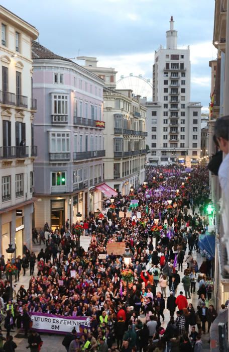 Miles de manifestantes colapsan el centro de Málaga en una marcha que comenzaba con polémica con Francisco de la Torre