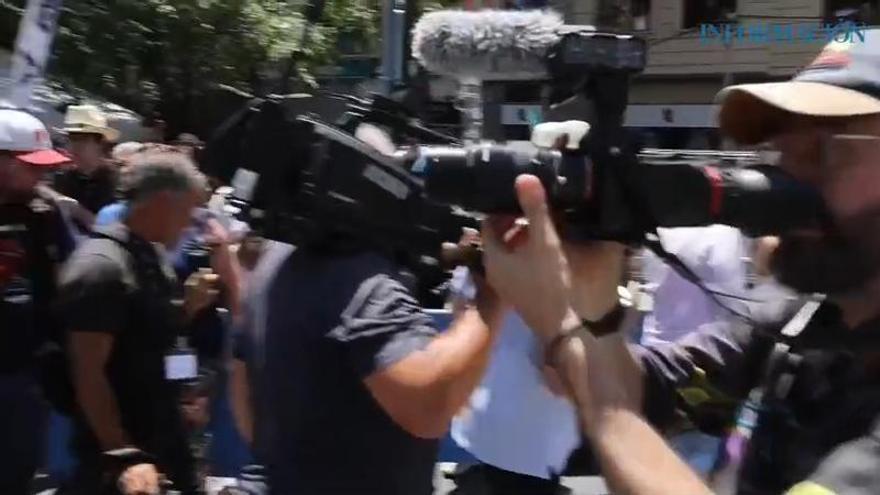 Adán Aliaga rueda la mascletà para su nuevo proyecto cinematográfico