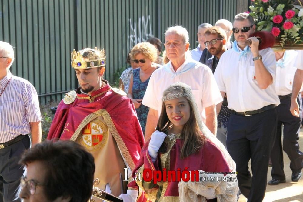 La Virgen de las Huertas llega a Lorca para las fiestas