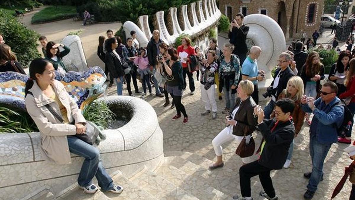 El Park Güell, el pasado mes de octubre.