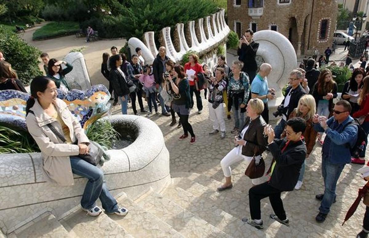 El parc Güell, el mes doctubre passat.