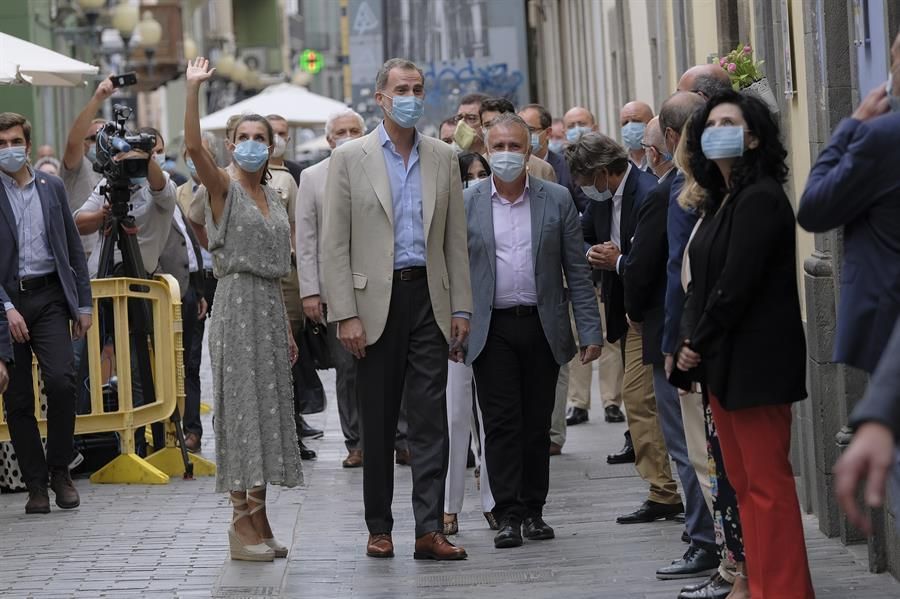 Primera visita de los Reyes de España a Canarias tras la pandemia del coronavirus