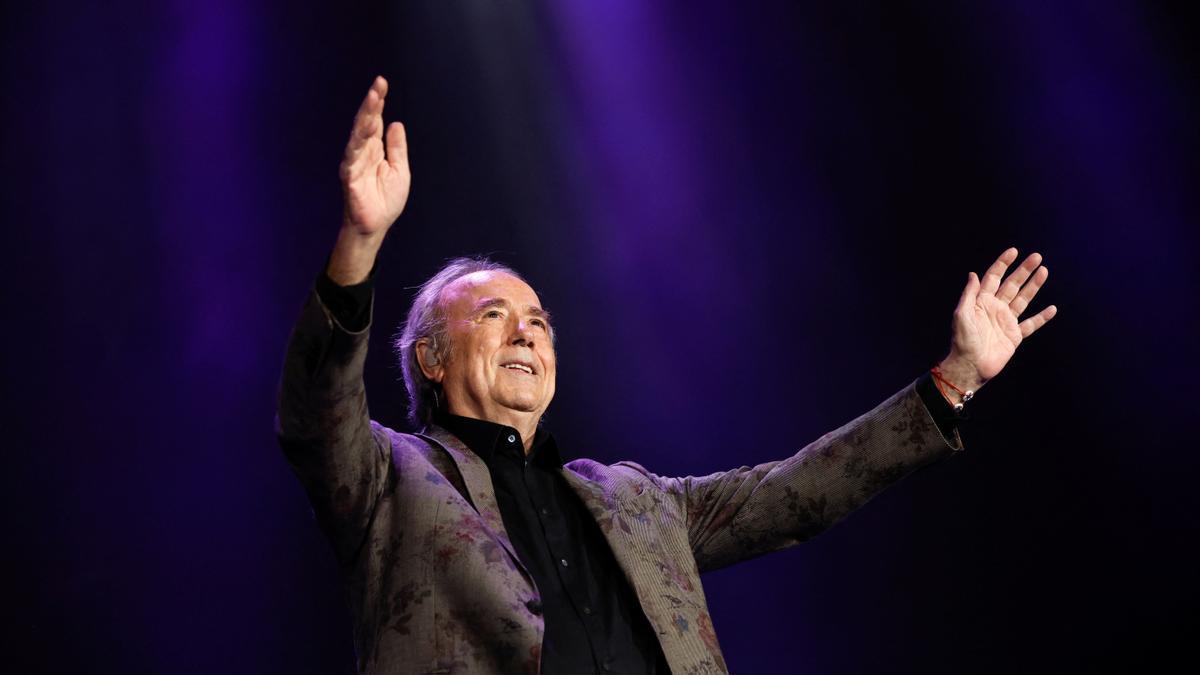 Joan Manuel Serrat, en su concierto de despedida.