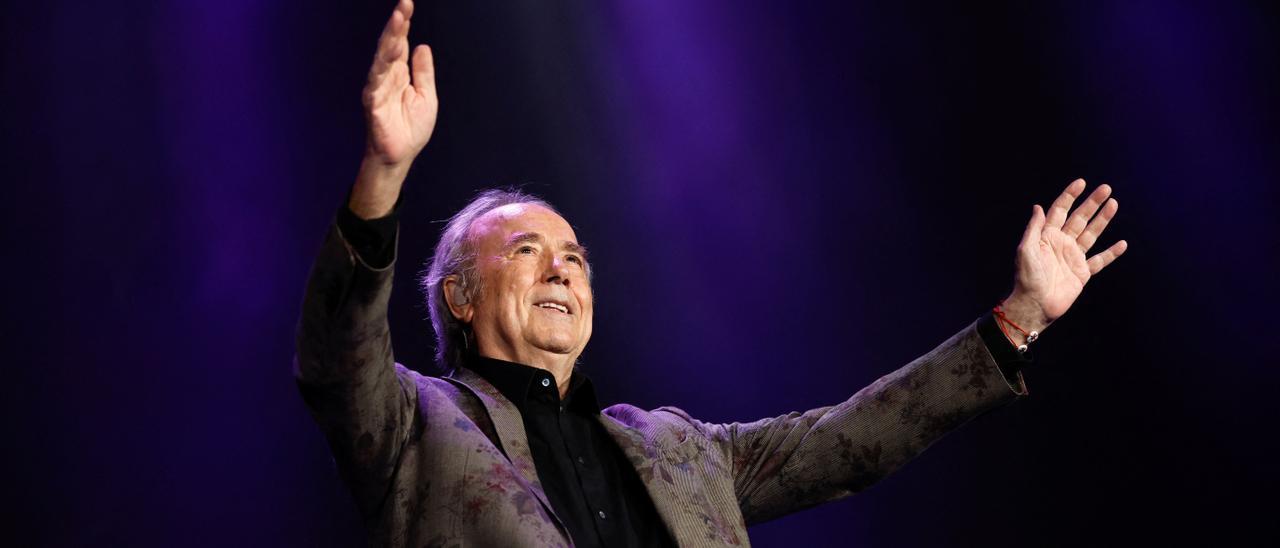 Joan Manuel Serrat, en su concierto de despedida.