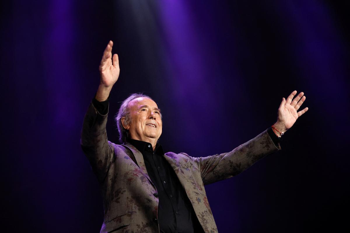 Joan Manuel Serrat, en su concierto de despedida.