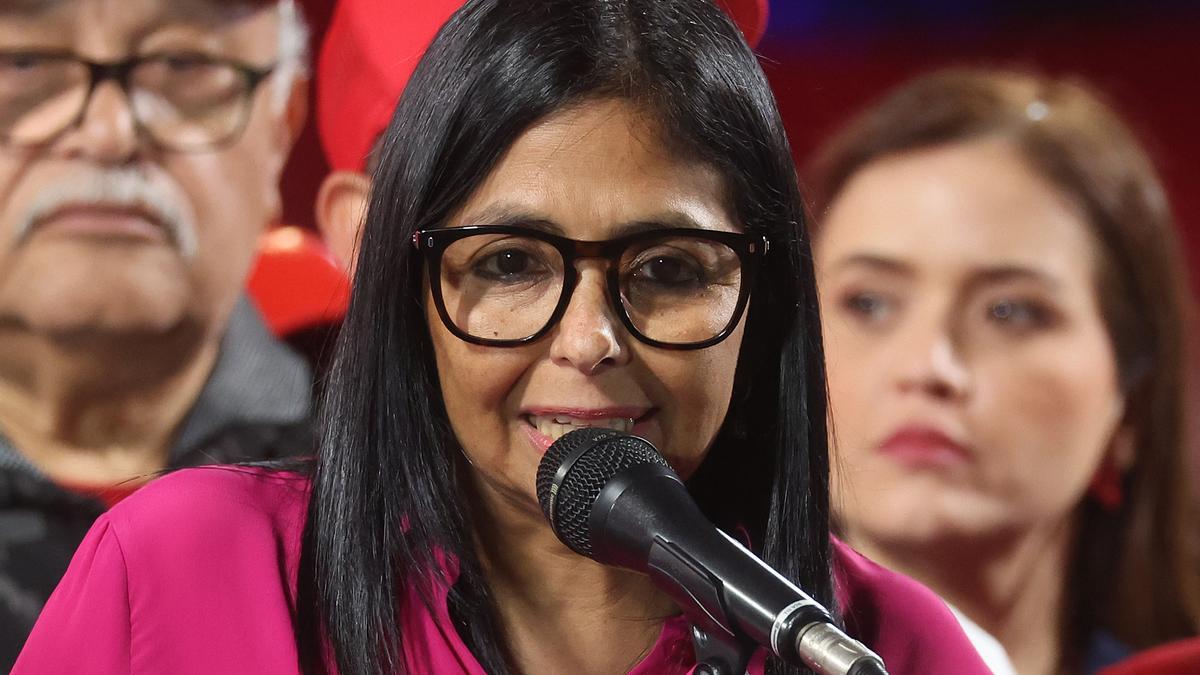 Delcy Rodríguez propone ley de amnistía general para "reparar las heridas" en Venezuela