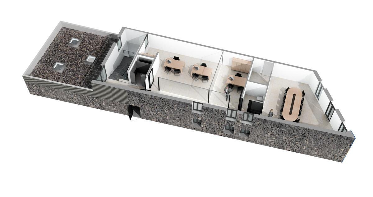 Render de la nova comissaria de la Policia Local de Sant Vicenç de Castellet