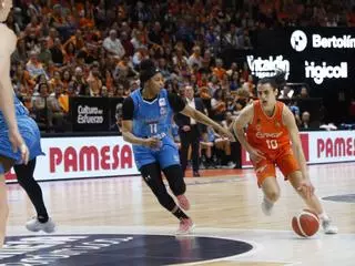 Valencia Basket - Perfumerías Avenida: Máxima ventaja para las taronja al descanso (29-19)