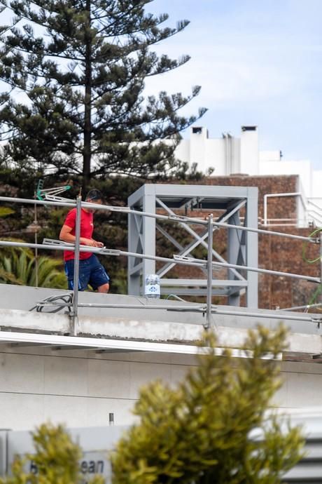 OBRAS ILEGALES CERCA DE LA CHARCA DE MASPALOMAS