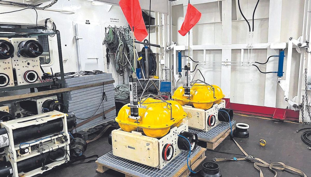 The sensors need special protection to survive at 3,000 meters depth.