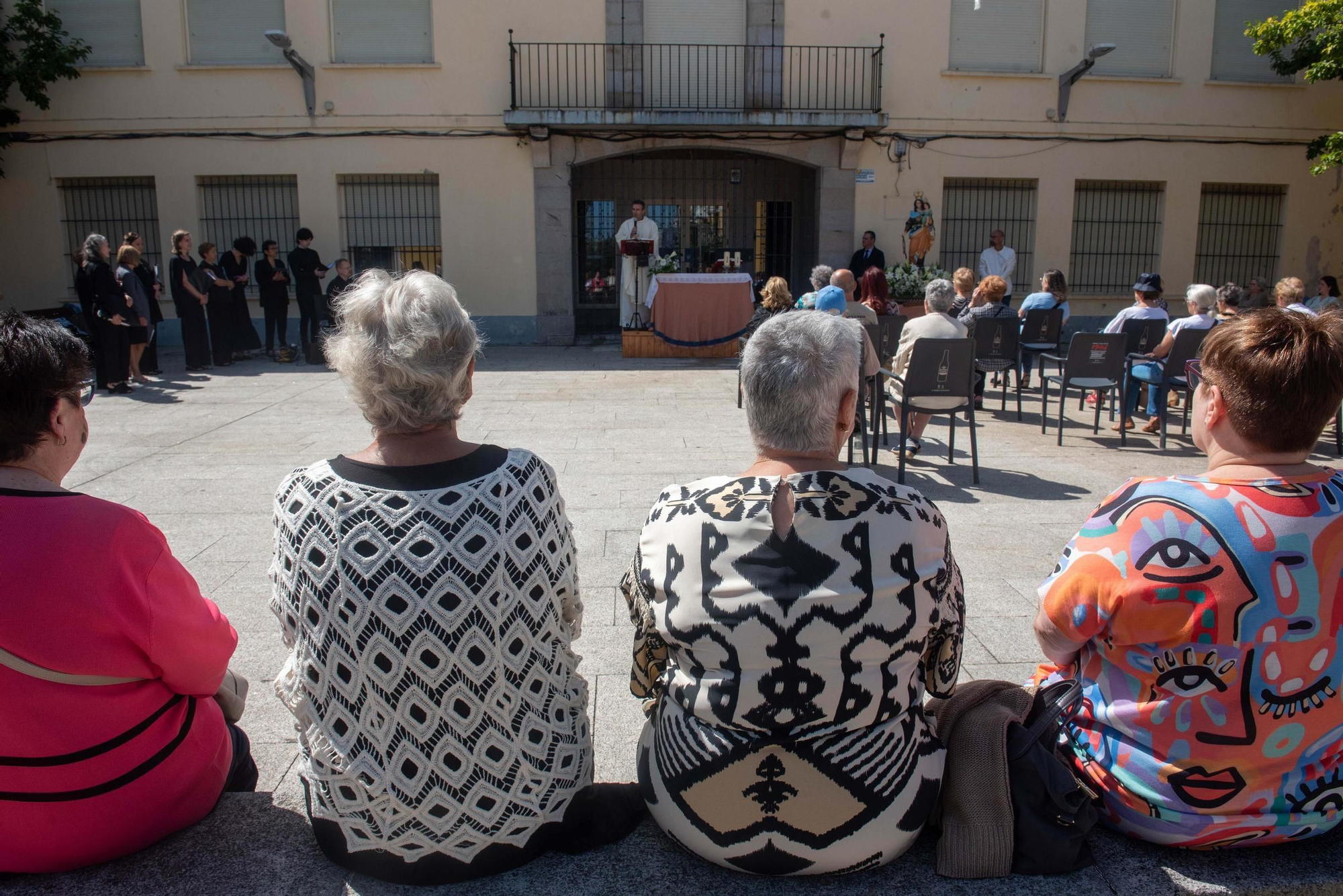Misa en Os Mariñeiros por la Virgen del Carmen