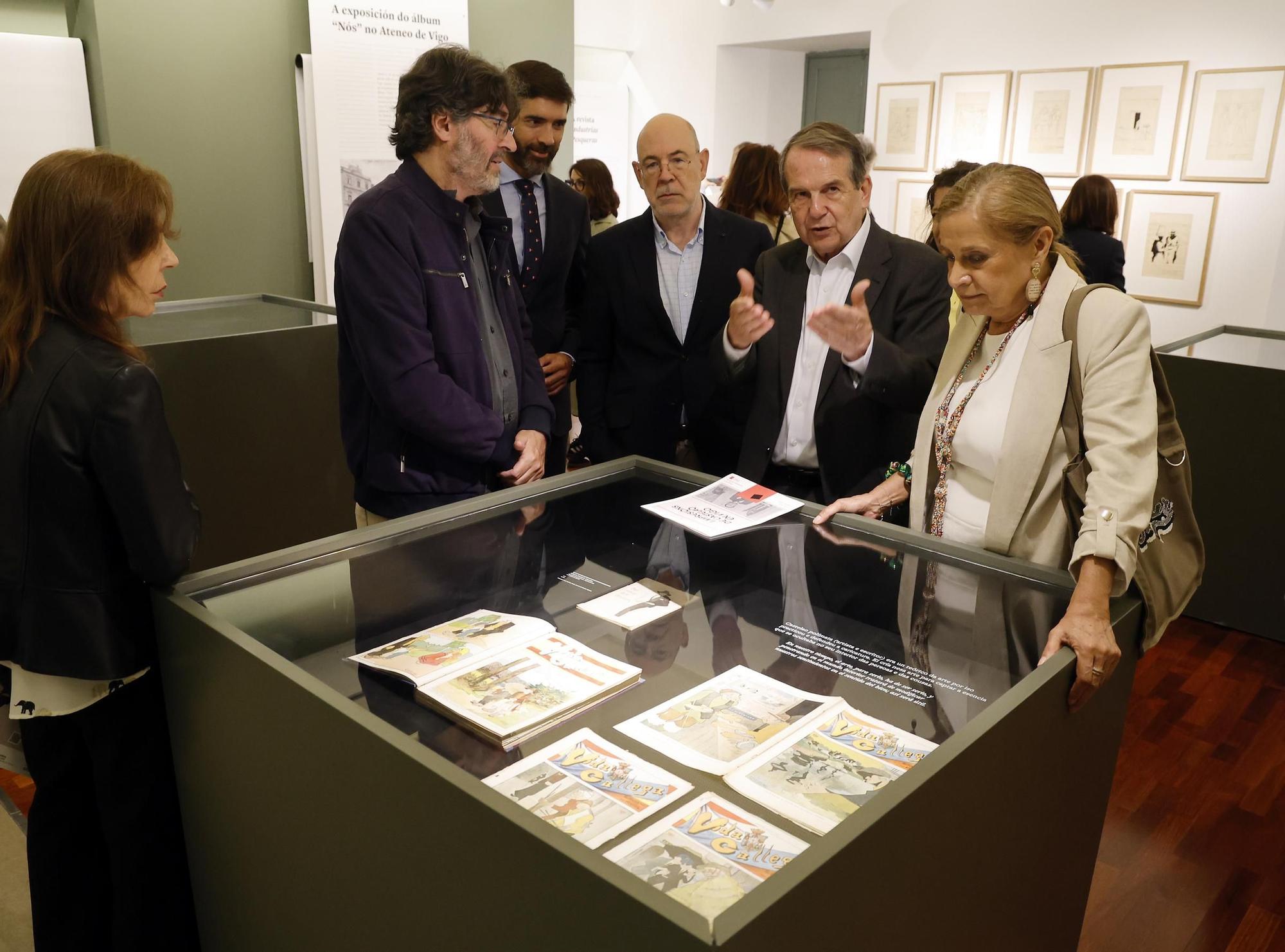 Exposición «Impresións de Castelao en Vigo» na Pinacoteca