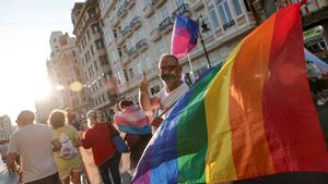 Celebración del Orgullo en Madrid.