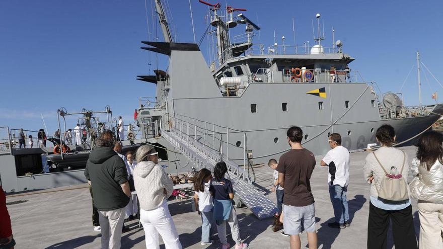 Un espectacular patrullero de la Armada española llega mañana a Gijón