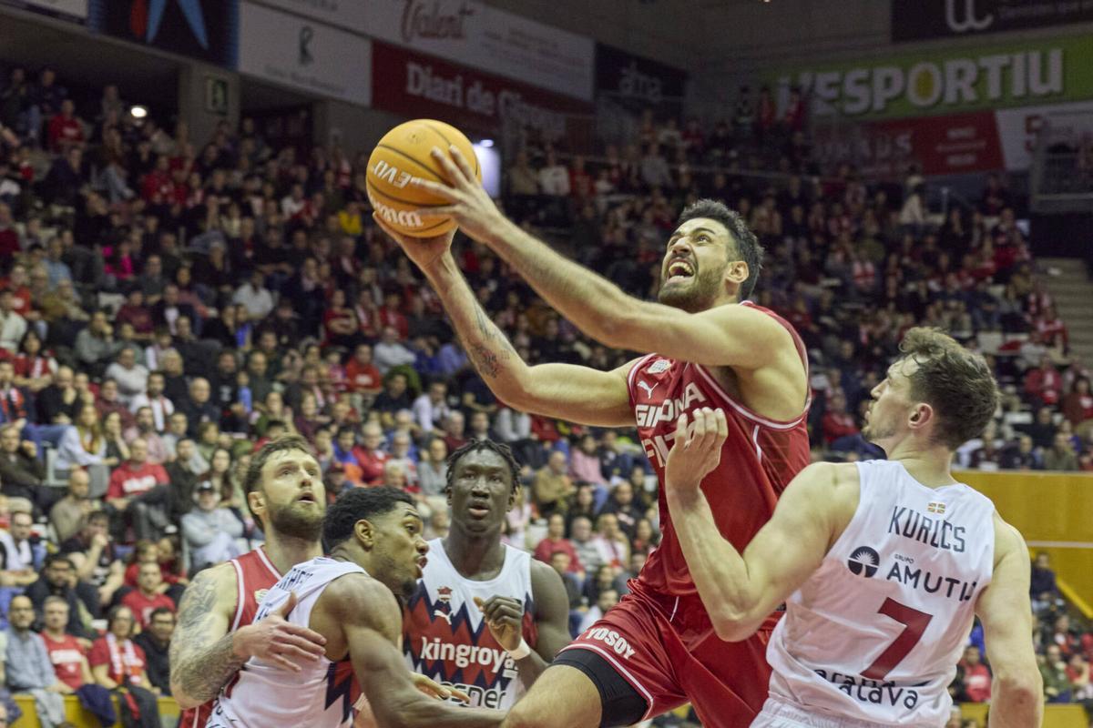 Les imatges del Bàsquet Girona - Baskonia