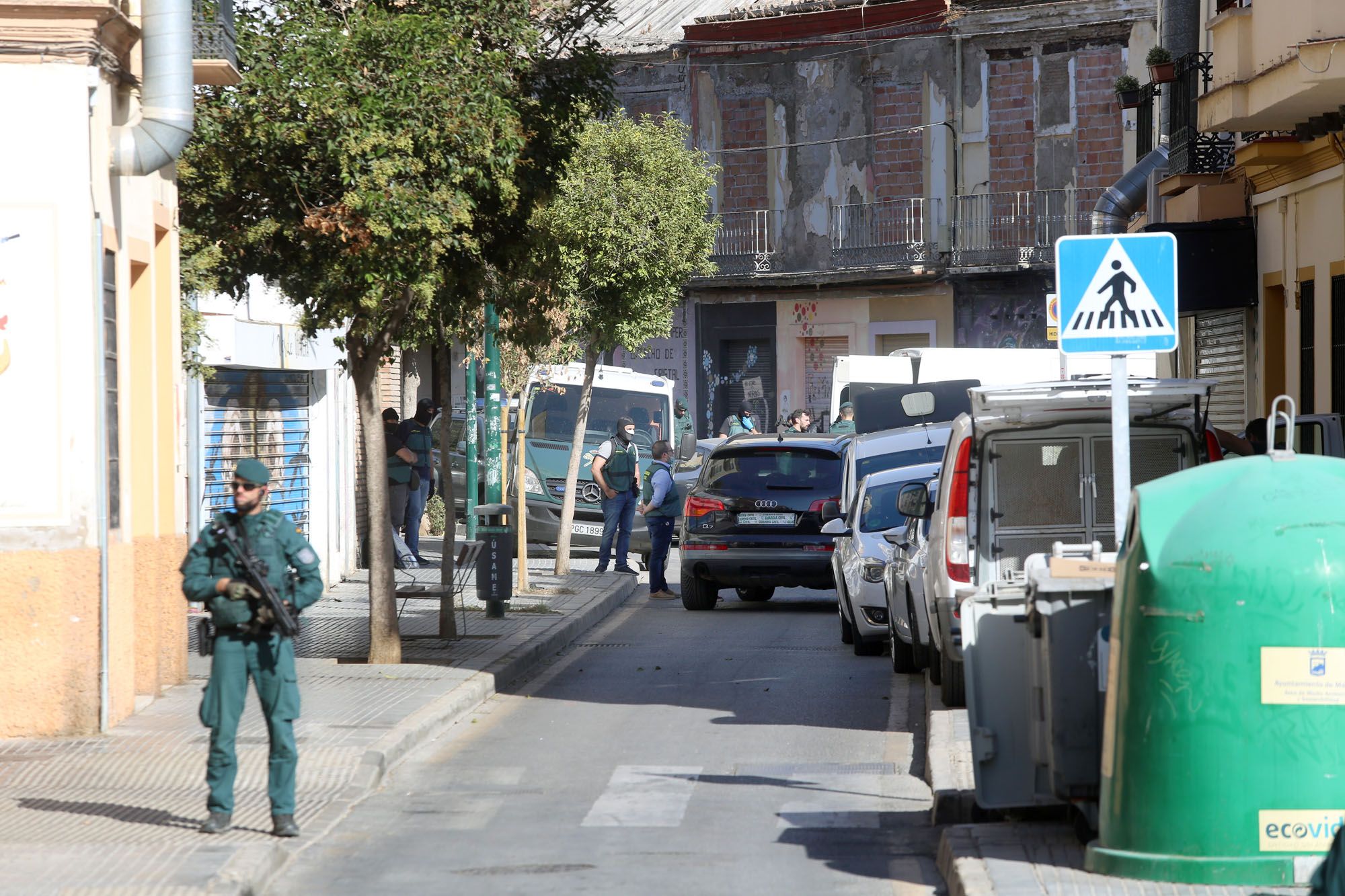 Las imágenes de la operación de la Guardia Civil en Lagunillas