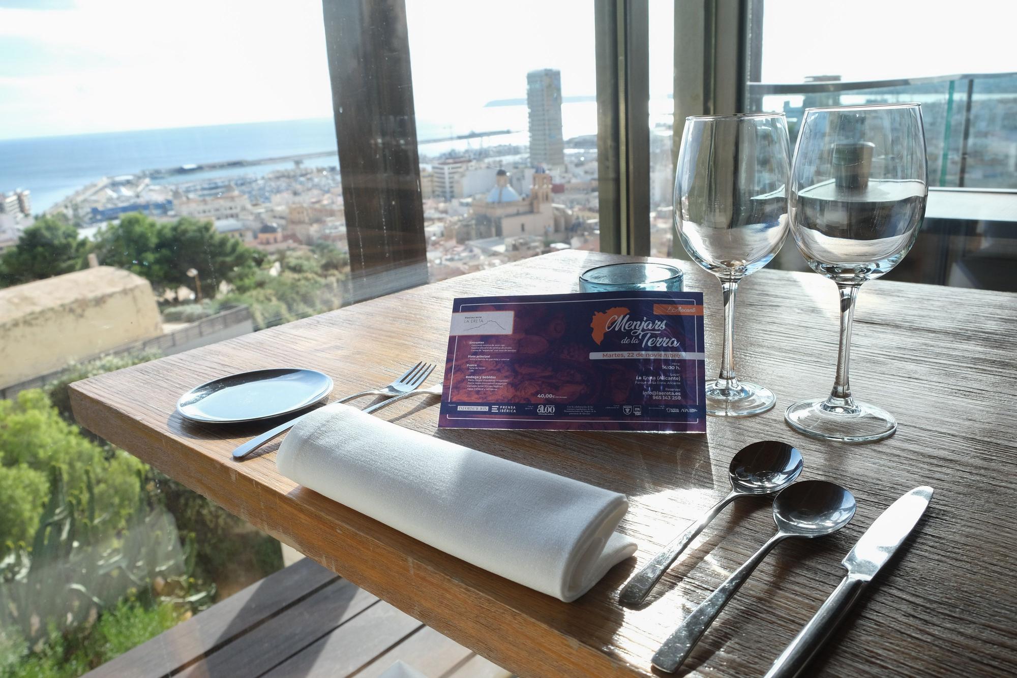 «Menjars de la Terra» en el restaurante la Ereta de Alicante