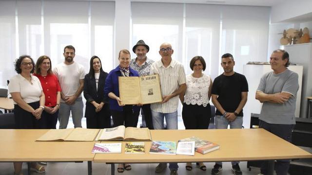 Un momento del acto celebrado en el IES Pedras Rubias.