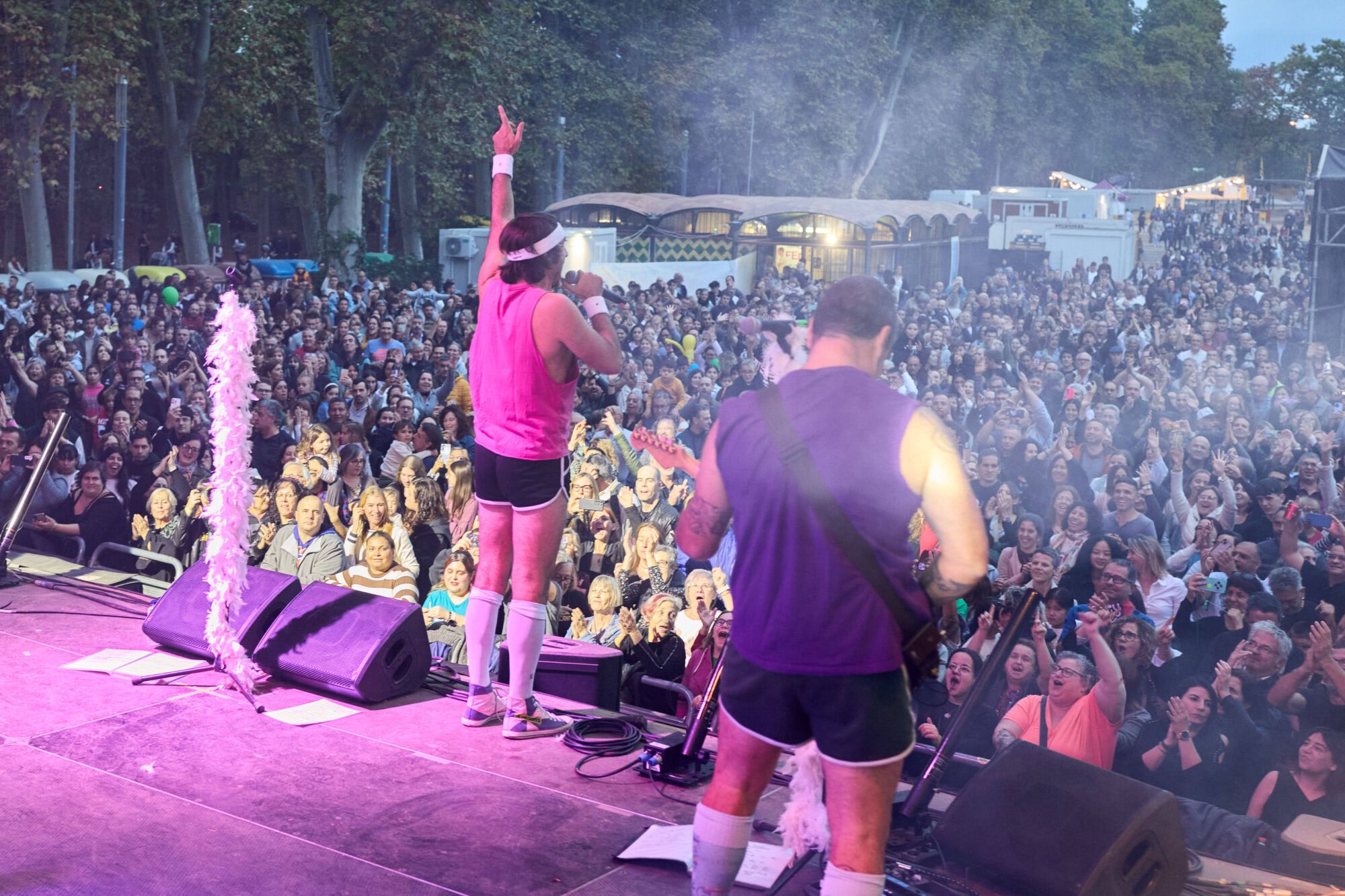 Les imatges del concert de Di Versiones a la Copa