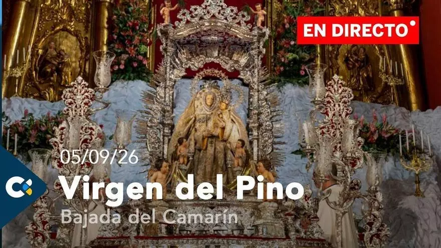La Virgen del Pino baja este sábado de su camarín en Teror