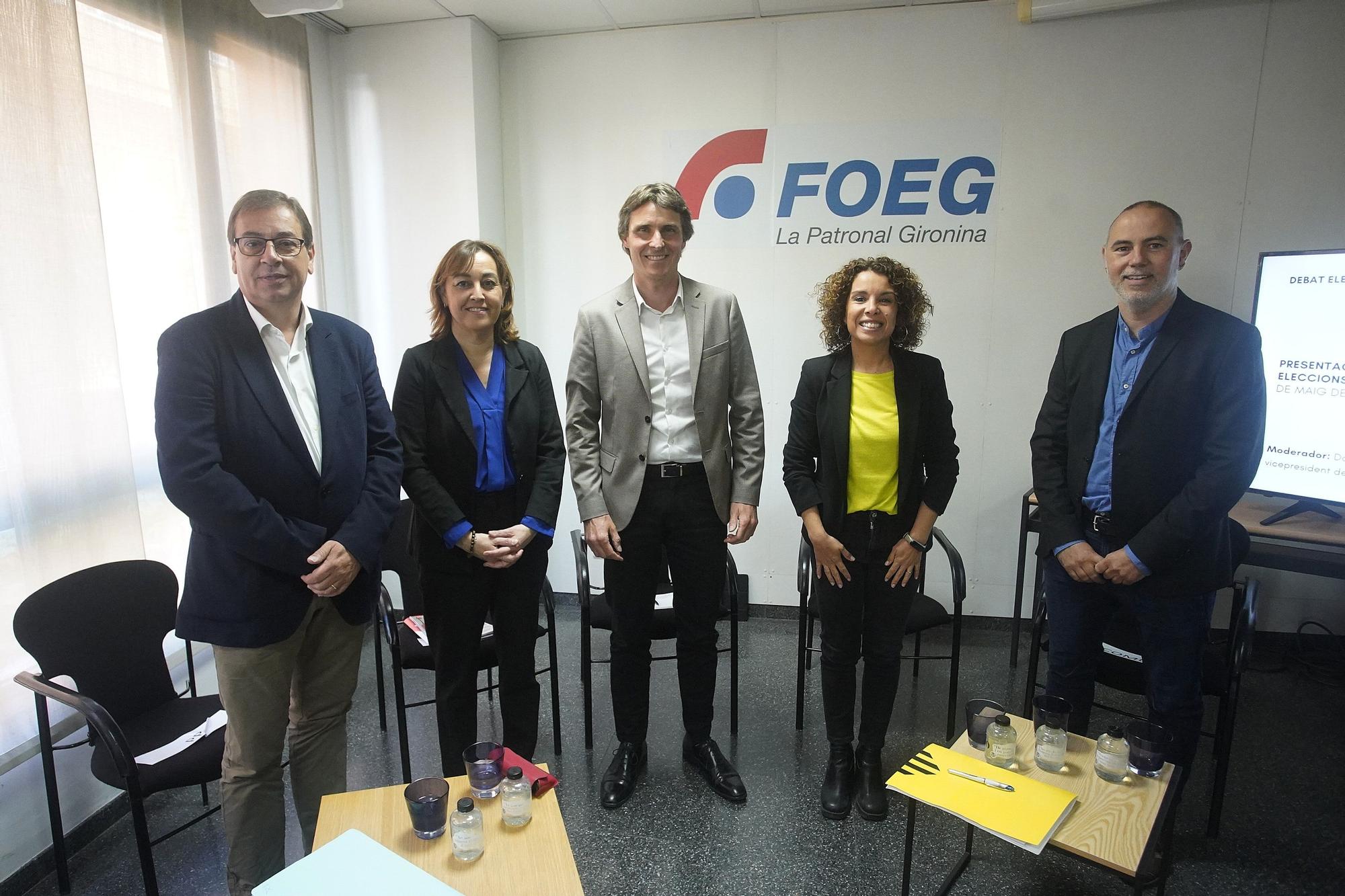 El debat dels candidats gironins a la FOEG en imatges
