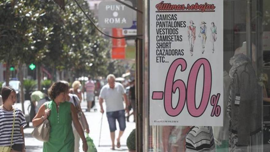 Las rebajas concluyen con un descenso del 2% en las ventas