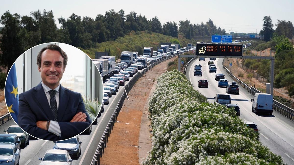 El nuevo consejero de Fomento, Mario Muñoz-Atanet, ha pedido soluciones para la AP-4.