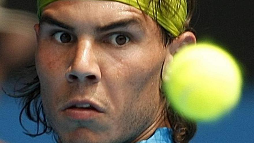 Rafa Nadal durante el último partido