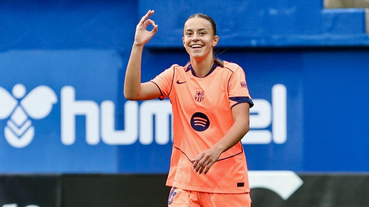 Clara Serrajordi marcó su primer gol con el primer equipo del Barça en Ipurúa